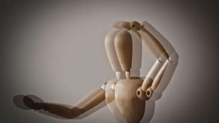Exemple de vision floue d’une personne astigmate montrant la déformation des contours