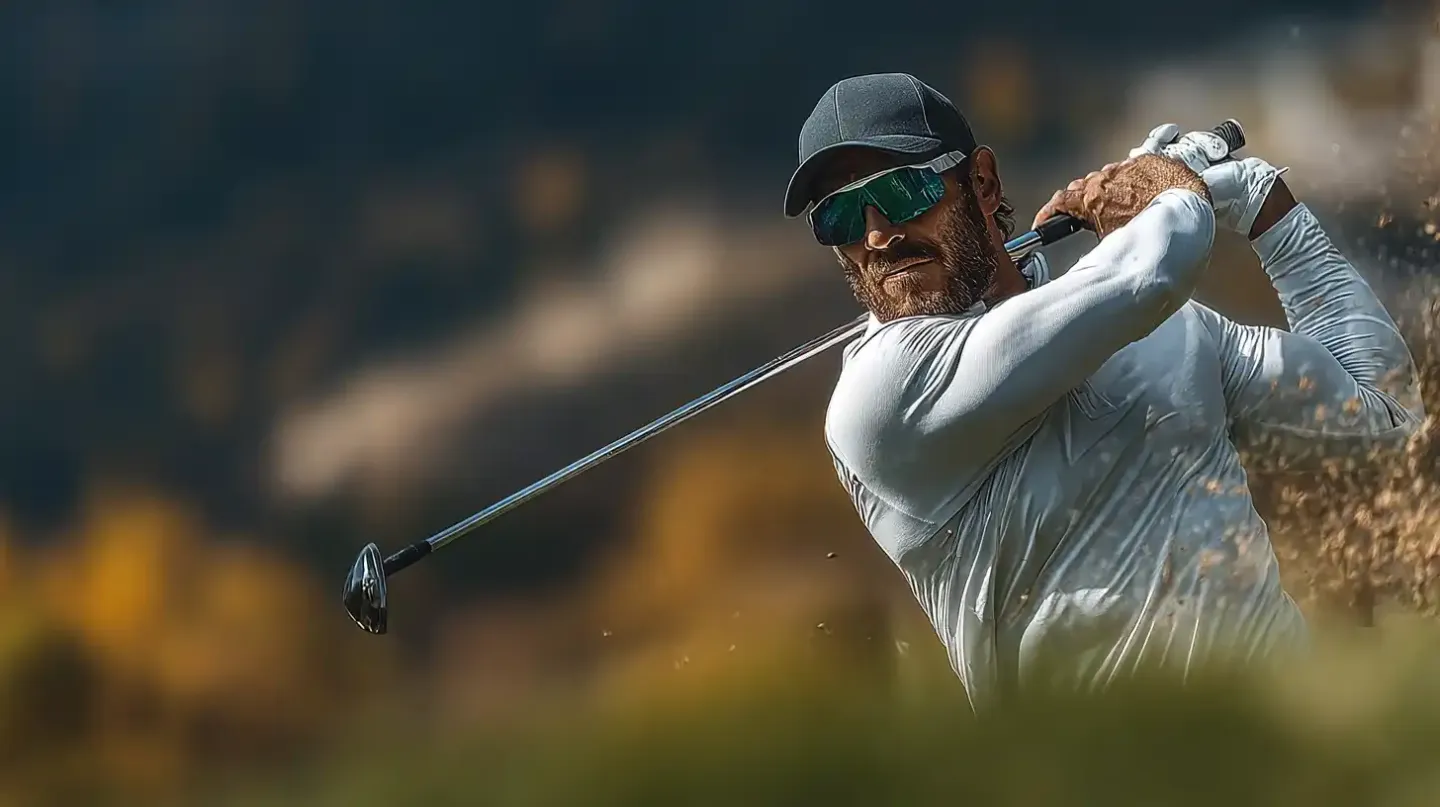 Lunettes de sport à la vue adaptée à la pratique du golf