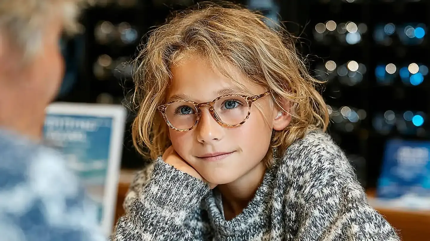opticien spécialiste des enfants, lunettes pour enfants
