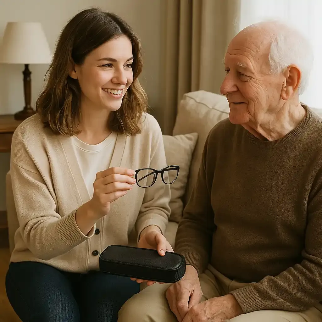 votre opticien, dominati opticien, au pian médoc, se déplace à domicile ou dans les ehpad